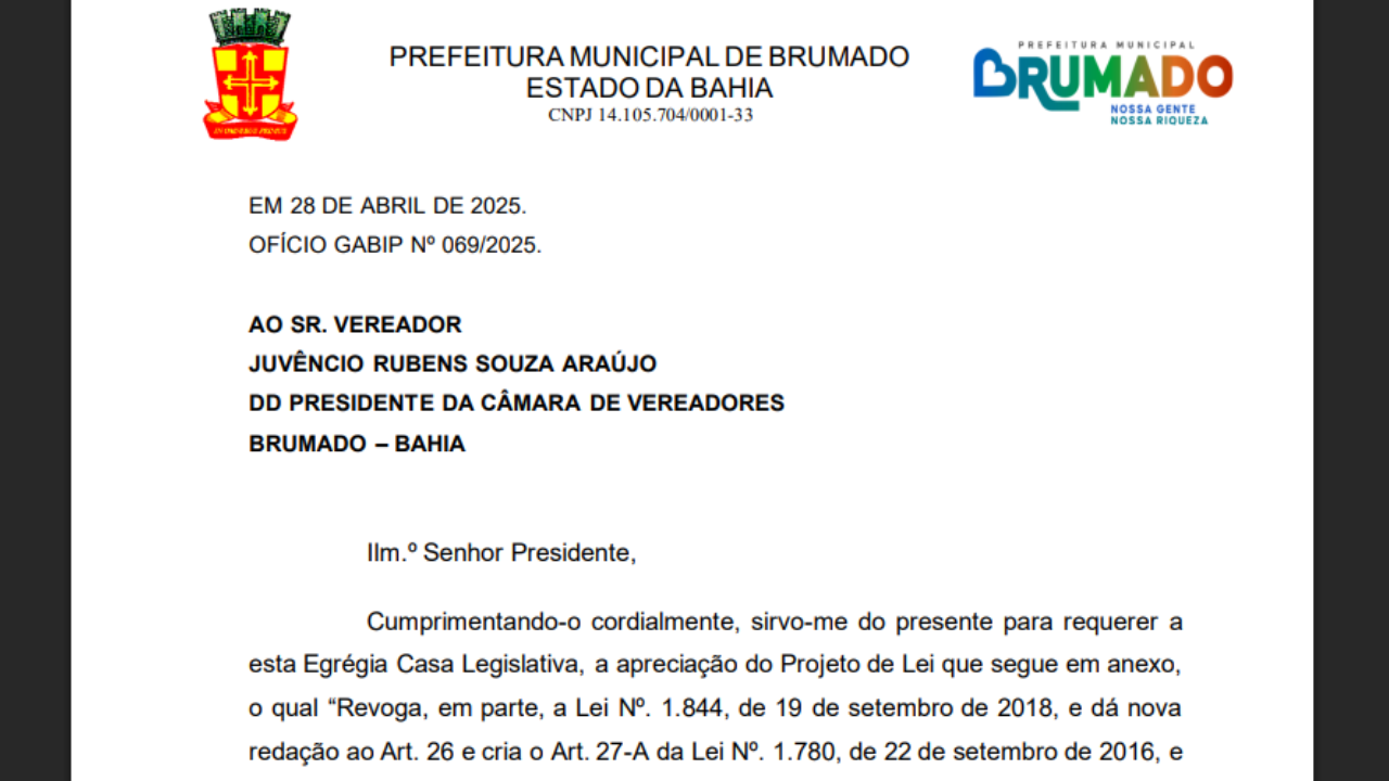 Prefeitura de Brumado propõe reajustes salariais e valorização para profissionais da educação