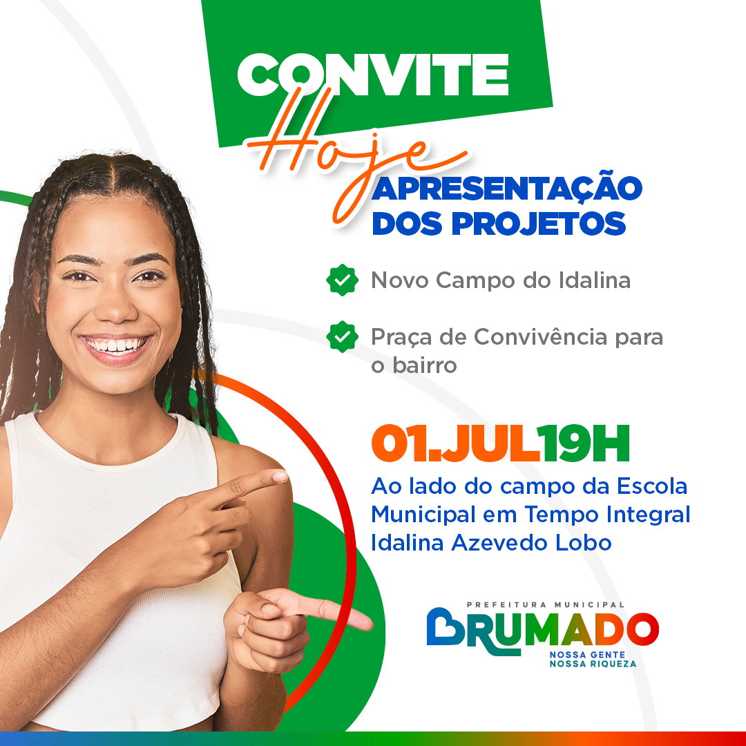 Prefeitura de Brumado apresenta projetos para novo campo e praça de convivência no bairro Idalina