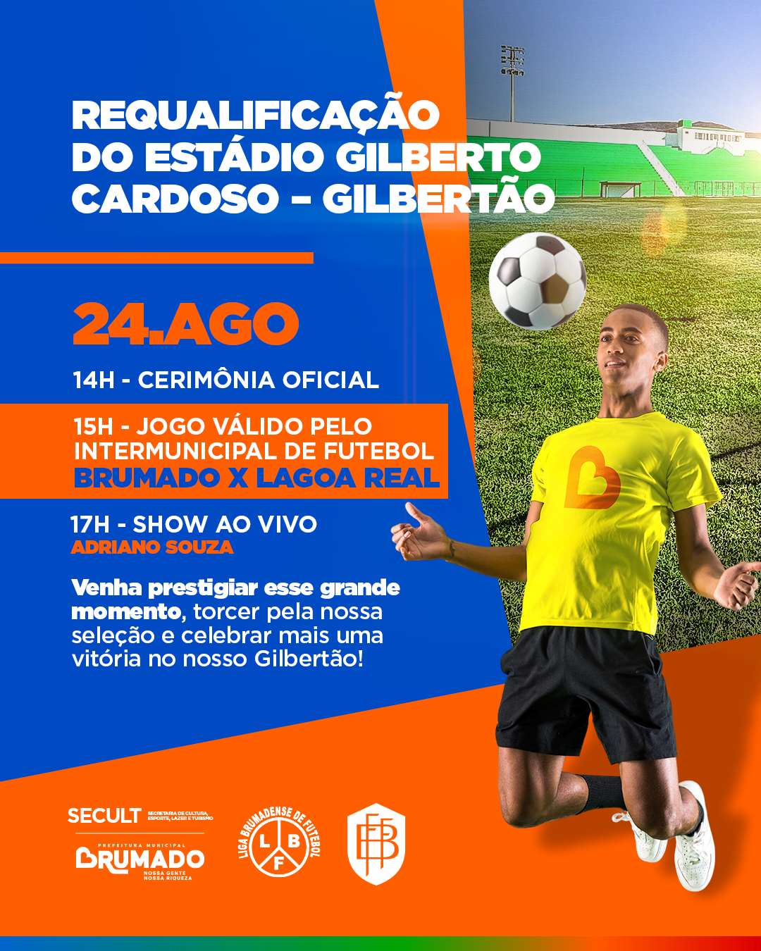 Gilbertão é requalificado e será entregue neste domingo (24) em Brumado
