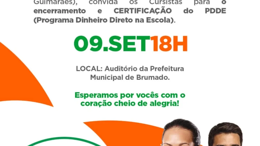 Brumado realizará certificação do curso PDDE com foco na valorização da educação municipal