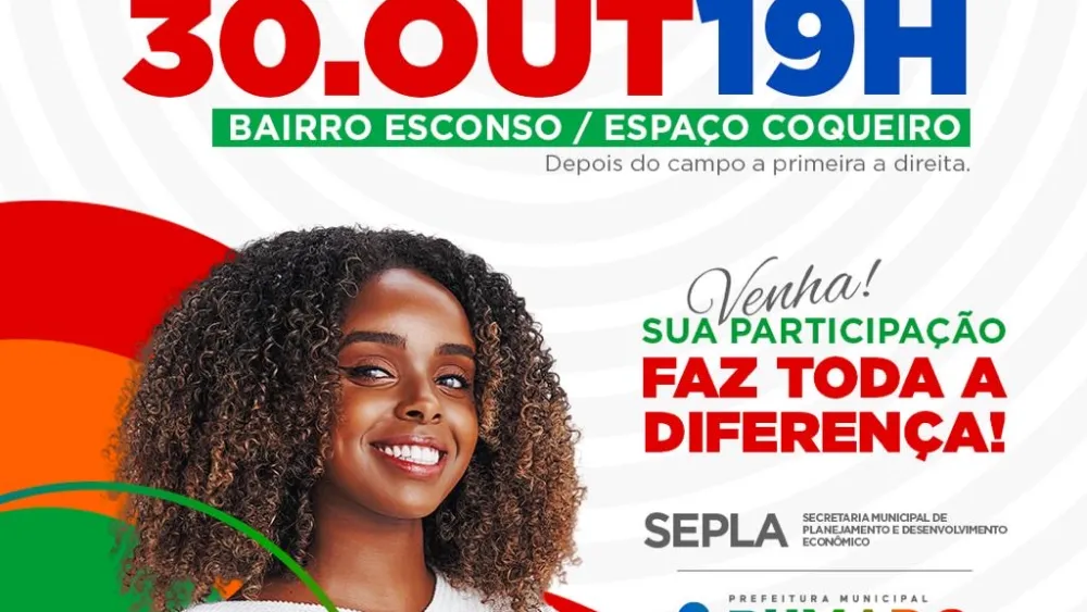 Prefeitura realizará nesta quinta-feira (30) mais uma edição do “Gabinete Aberto” no Bairro Esconso