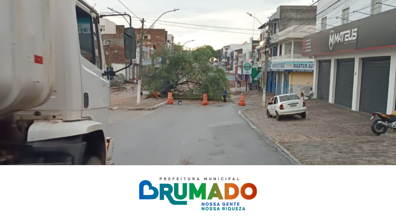 Nota Oficial – Prefeitura de Brumado reforça medidas emergenciais por conta da chuva