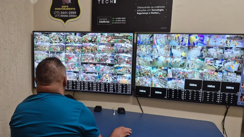 Tecnologia e inteligência em ação: forças de segurança realizam trabalho conjunto durante o CarnaBrumas 2026