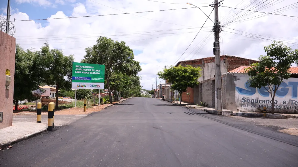 Requalificação da Av. Ana Lídia Viana Cardoso será inaugurada nesta quinta-feira (30)