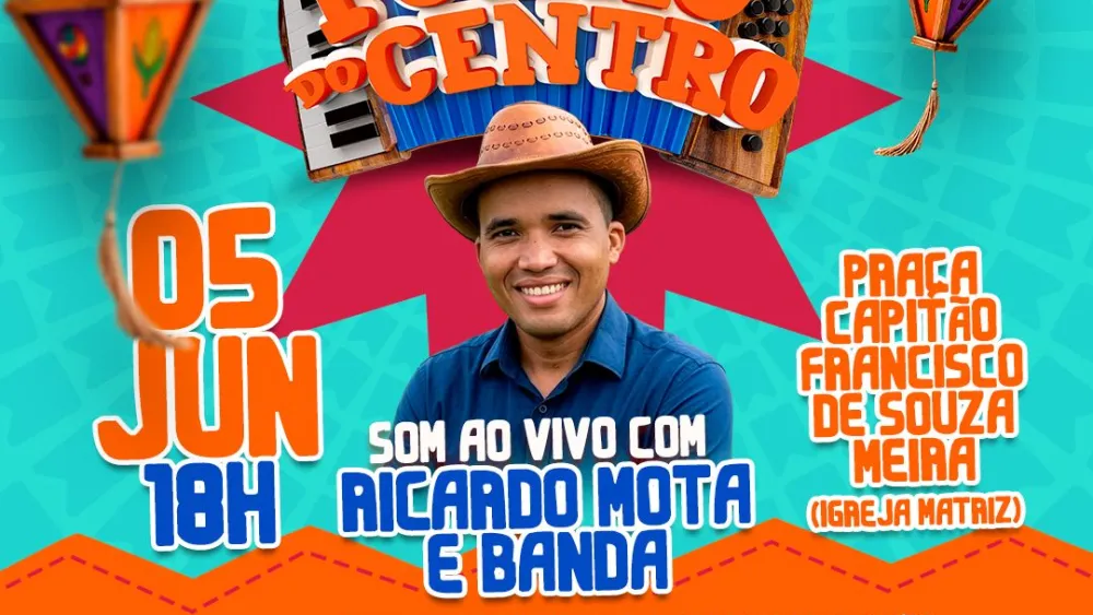 Forró do Centro começa nesta sexta-feira com show, quadrilha e comidas típicas na Praça da Matriz