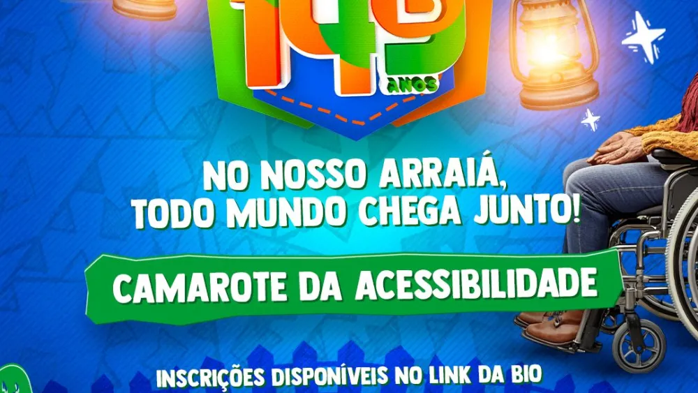 Camarote da Acessibilidade abre inscrições nesta segunda-feira (8), às 18h