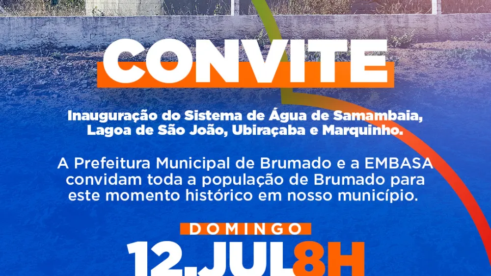 Prefeitura fará entrega do sistema de abastecimento de água em comunidades da zona rural neste domingo e vai anunciar expansão para novas localidades