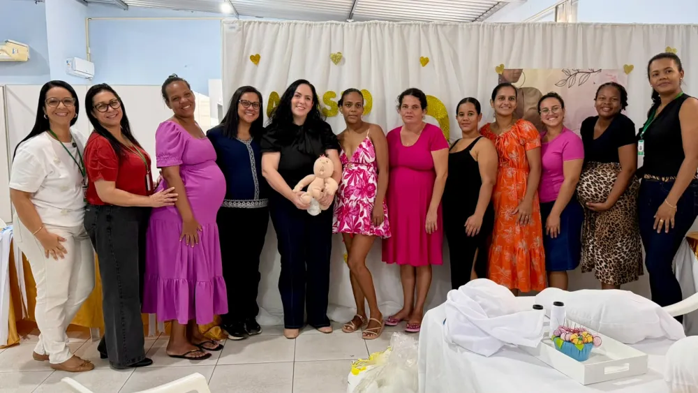 CRAS Irmã Dulce celebra Agosto Dourado com orientação e oficina para gestantes acompanhadas pelo PAIF