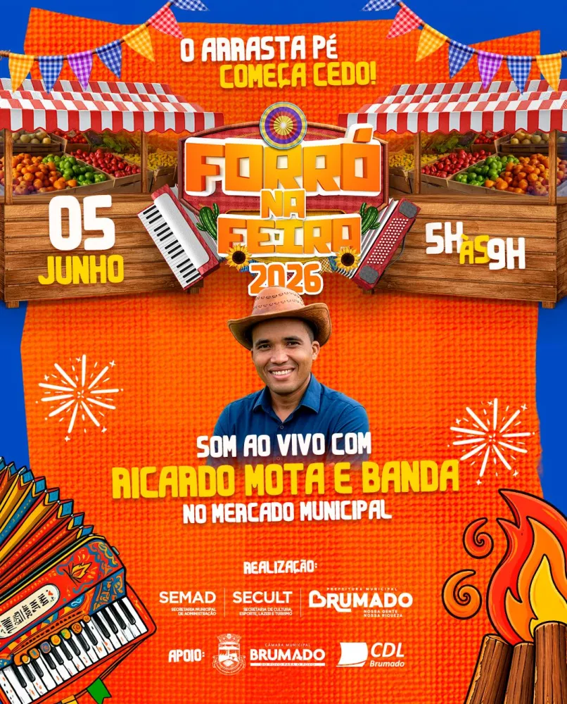 Forró na Feira e Forró do Centro movimentam Brumado durante o mês de junho