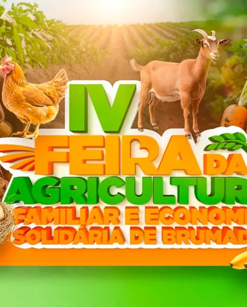 Confira a programação da Feira que reúne agricultura familiar, economia solidária e atrações culturais no Ginásio de Esportes 