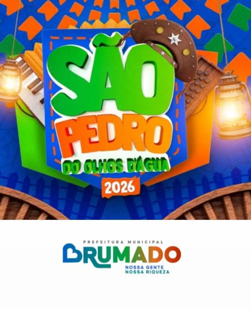 Confira a programação completa do São Pedro dos Olhos D’Água 2026