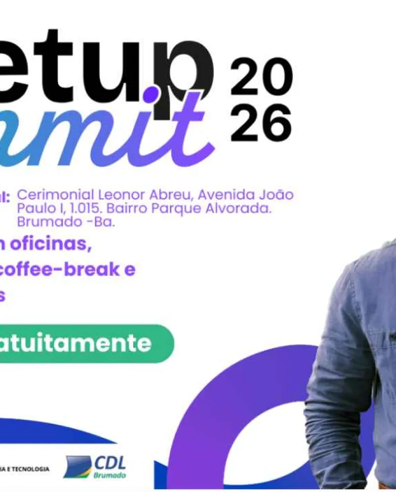 Meetup Summit 2026 promove conexões e oportunidades para empreendedores de Brumado