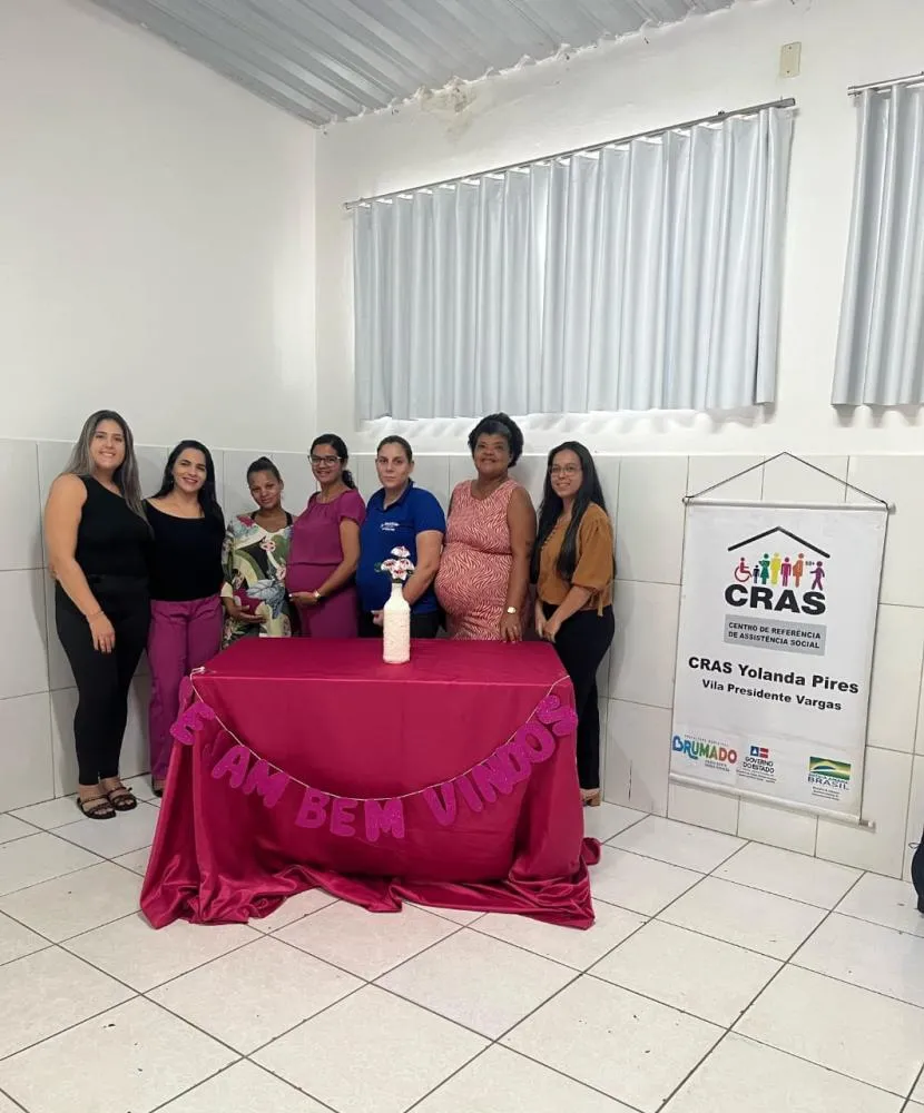 CRAS Yolanda Pires realiza primeiro encontro com gestantes do grupo “Nascer Feliz”