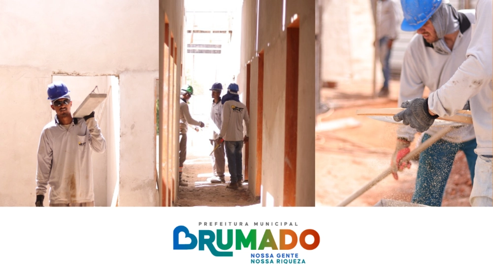 Obras da UBS do Bairro São Félix avançam e chegam a 50% de execução