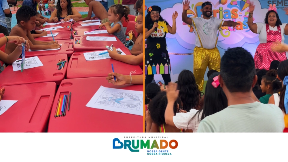Férias Animadas já passou pela URBIS II e Brisas. A programação se estende para diversos bairros de Brumado