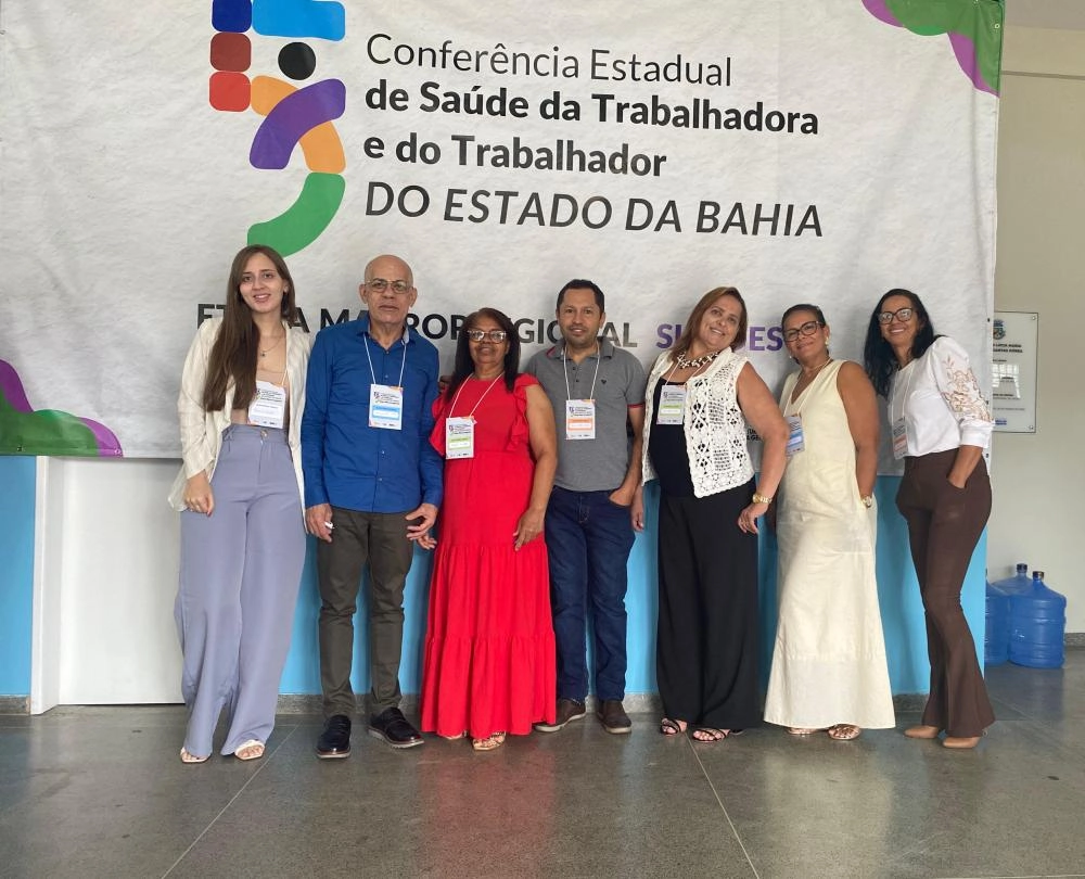 Equipe da Prefeitura de Brumado participa da 5ª Conferência Estadual de Saúde da Trabalhadora e do Trabalhador – Etapa Macrorregional Sudoeste