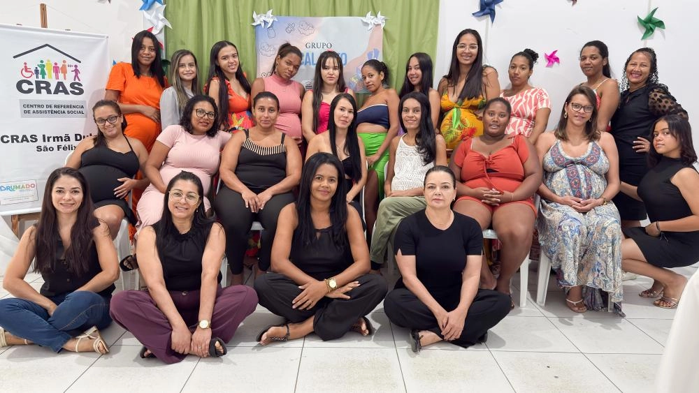CRAS Irmã Dulce realiza primeiro encontro do Grupo Acalanto com gestantes