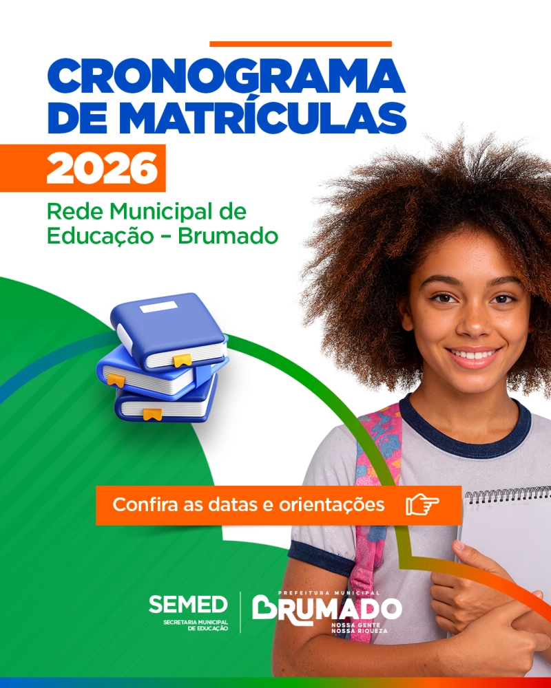 Confira o cronograma de matrículas da Rede Municipal de Educação para 2026