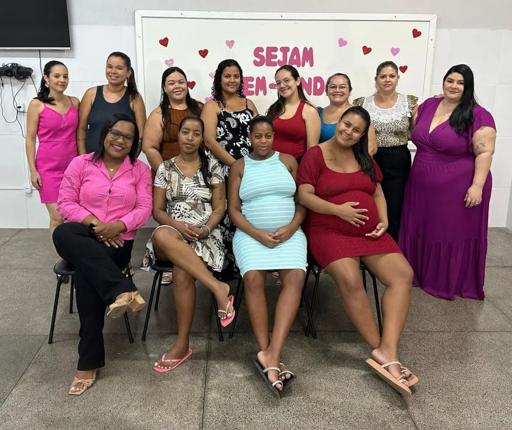 CRAS Baraúnas realiza primeira reunião do grupo de gestantes “Mamãe Coruja” com foco em saúde mental e autocuidado