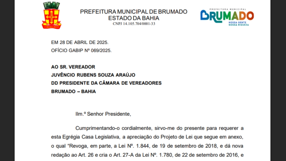 Prefeitura de Brumado propõe reajustes salariais e valorização para profissionais da educação