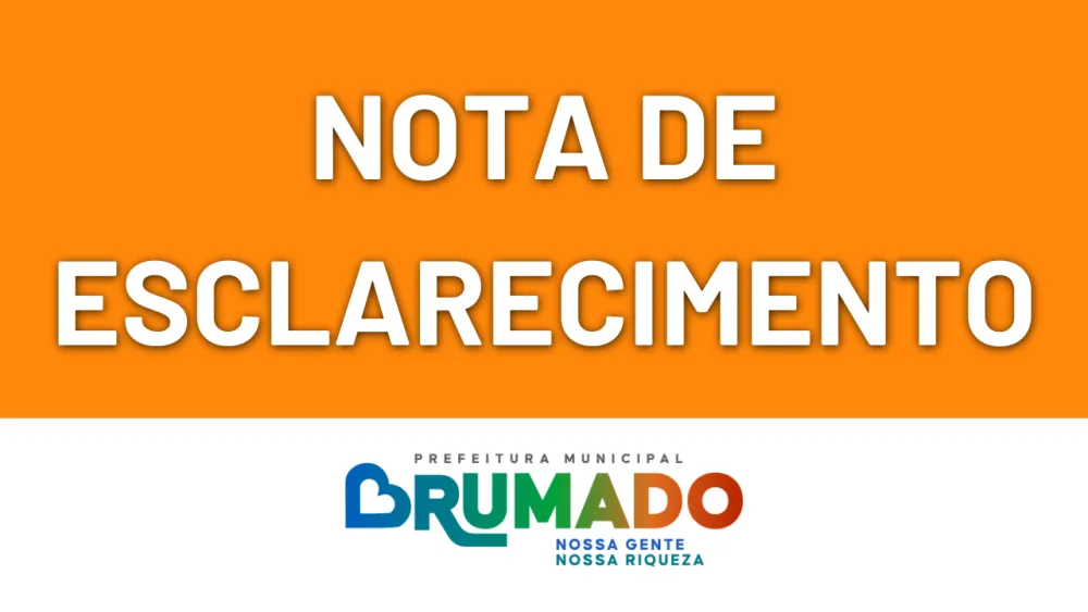 NOTA DE ESCLARECIMENTO