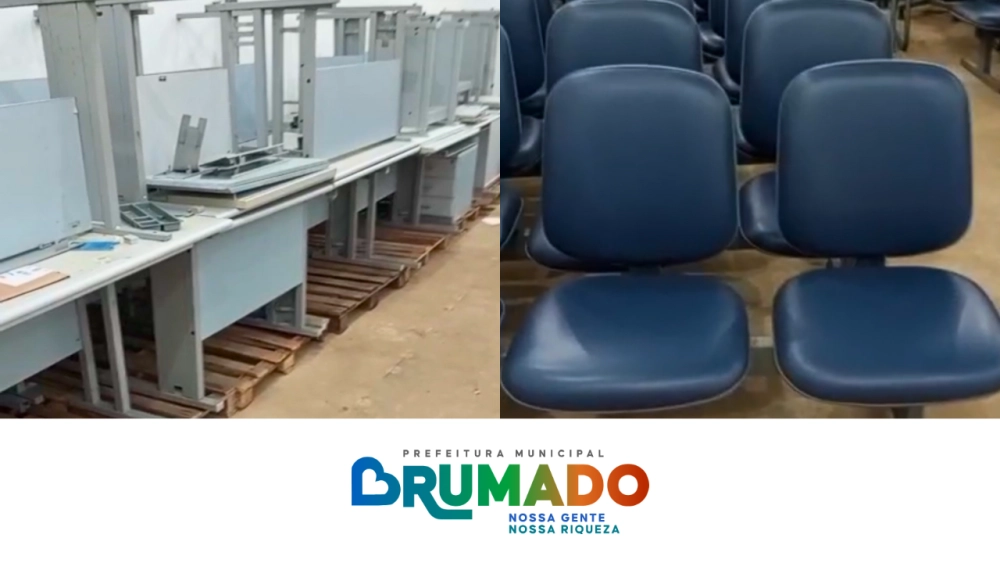 Prefeitura de Brumado agradece à Caixa Econômica Federal pela doação de móveis à Secretaria de Educação