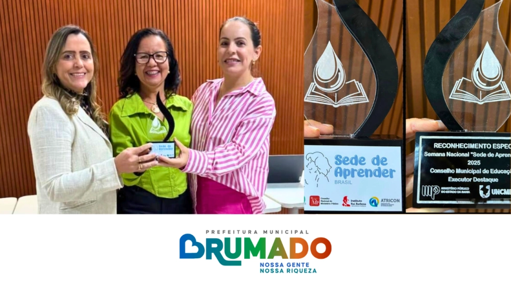 Conselho Municipal de Educação de Brumado é reconhecido pelo MP-BA e UNCME durante Seminário em Salvador