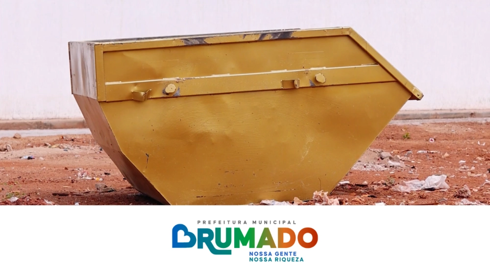 Prefeitura instala vagões de lixo para manter Brumado mais limpa e organizada