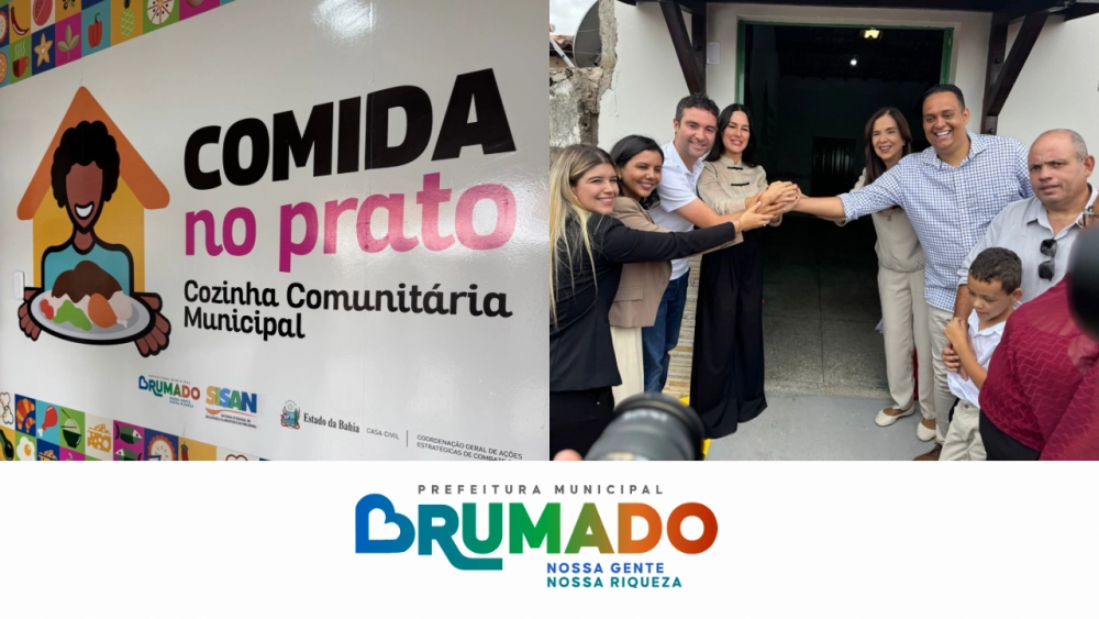 Prefeitura de Brumado amplia ações de combate à fome com inauguração de Cozinhas Comunitárias
