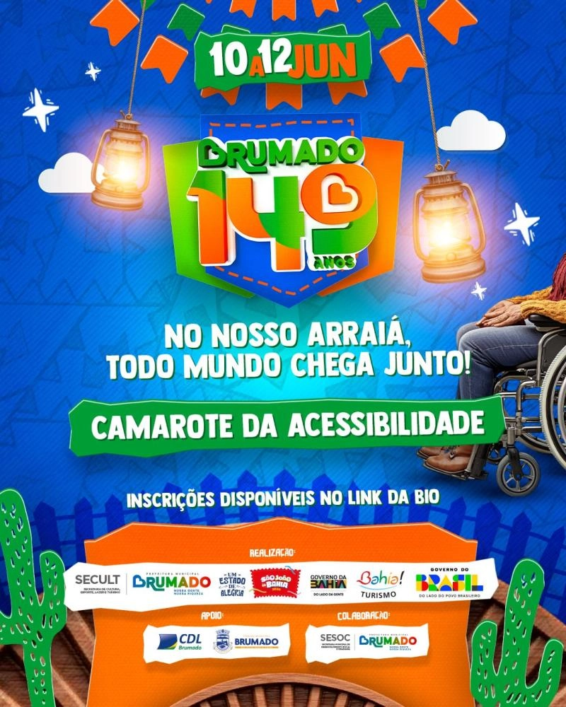 Camarote da Acessibilidade abre inscrições nesta segunda-feira (8), às 18h