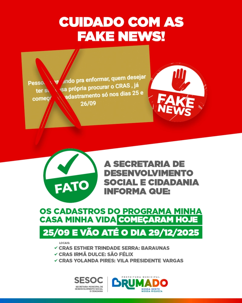 Cadastros do Minha Casa, Minha Vida começaram em Brumado e seguem até dezembro