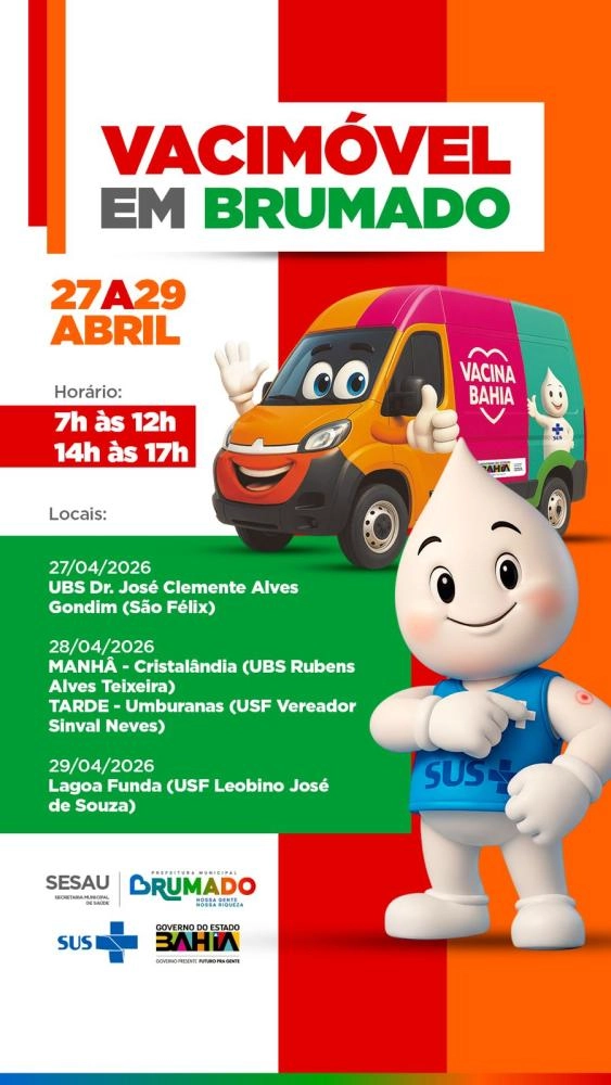 Vacimóvel chega a Brumado e amplia acesso à vacinação em diferentes bairros e comunidades