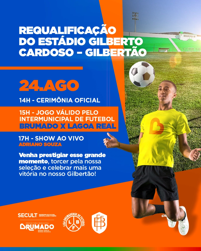 Gilbertão é requalificado e será entregue neste domingo (24) em Brumado